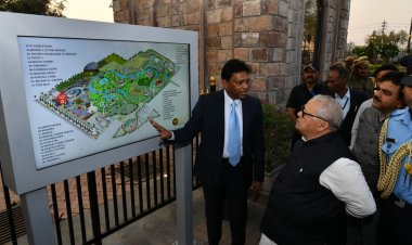 राज्यपाल ने कोटा के ऑक्सीजोन सिटी पार्क में विकास कार्यों का अवलोकन किया
