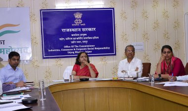 राजस्थान इंटरनेशनल एक्सपो-23 की तैयारियां हुई शुरू उद्योग भवन में बैठक का हुआ आयोजन