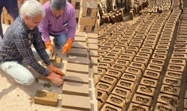 जोधपुर के आर्किटेक्चर के स्टूडेंट का पर्यावरण के नाम अनोखा नवाचार:  अब गोबर से बनी ईंट दिलाएगी रेडिएशन से छुटकारा