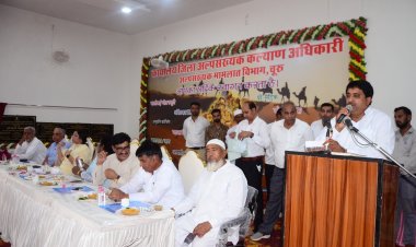 अल्पसंख्यक मामलात एवं वक्फ मंत्री चूरू जिले में राजकीय अल्पसंख्यक बालक आवासीय विद्यालय का शिलान्यास