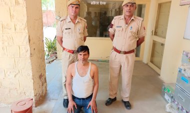 थाना समदडी द्वारा जानलेवा वाहन टक्कर मारने की घटना का खुलासा, 11 महीने से फरार आरोपी बाबू गिरफ्तार!