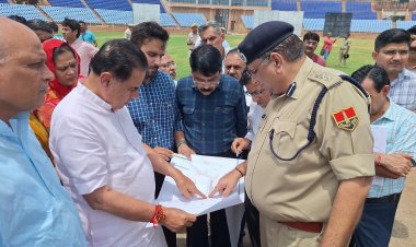 संसदीय कार्य मंत्री ने किया बरकतुल्ला खां स्टेडियम का निरीक्षण, राज्य स्तरीय स्वतंत्रता दिवस समारोह की तैयारियों की गहन समीक्षा की – “स्वतंत्रता दिवस समारोह में दिखेगी मारवाड़ की आत्मीयता, सांस्कृतिक विरासत और लोक परंपराओं की जीवंत झलक” – संसदीय कार्य मंत्री