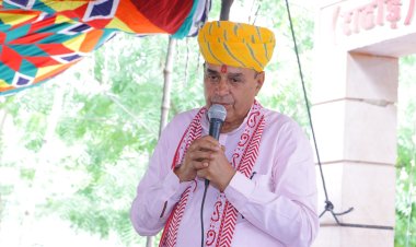 ‘मुख्यमंत्री वृक्षारोपण महाभियान - हरियाळो राजस्थान’ के तहत लुणावास खारा में विकास कार्यों का लोकार्पण